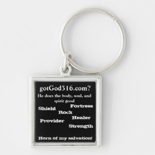 gotGod316.com Button-Schlüsselanhänger Schlüsselanhänger