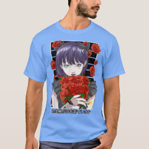 Goth Anime Girl Gothic Rose Ästhetisch Japanisch V T-Shirt