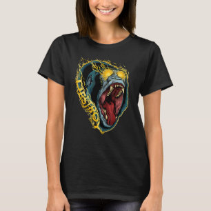 Goth Ästhetik Bad Gorilla Evil Spirit Animal T-Shirt