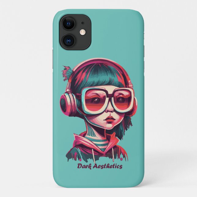 Goth Ästhetik Case-Mate iPhone Hülle (Rückseite)