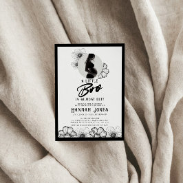 Goth Baby Shower Skulls & Blume Einladung