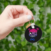 Goth Bisexual Prilag Flag farbiger Bär