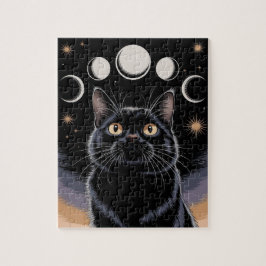 Goth Black Cat, Goth Gift, Hexenhour Black Cat