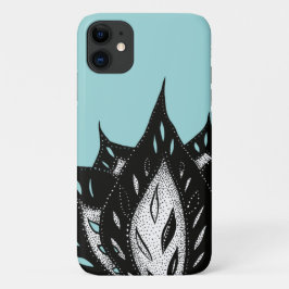 Goth Blume abstraktes Tätowierdesign Case-Mate iPhone Hülle