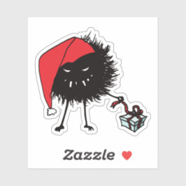 Goth Christmas Character Evil Bug Aufkleber