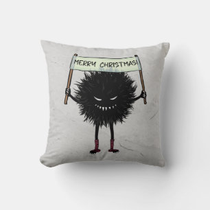 Goth Christmas Character Evil Bug Kissen