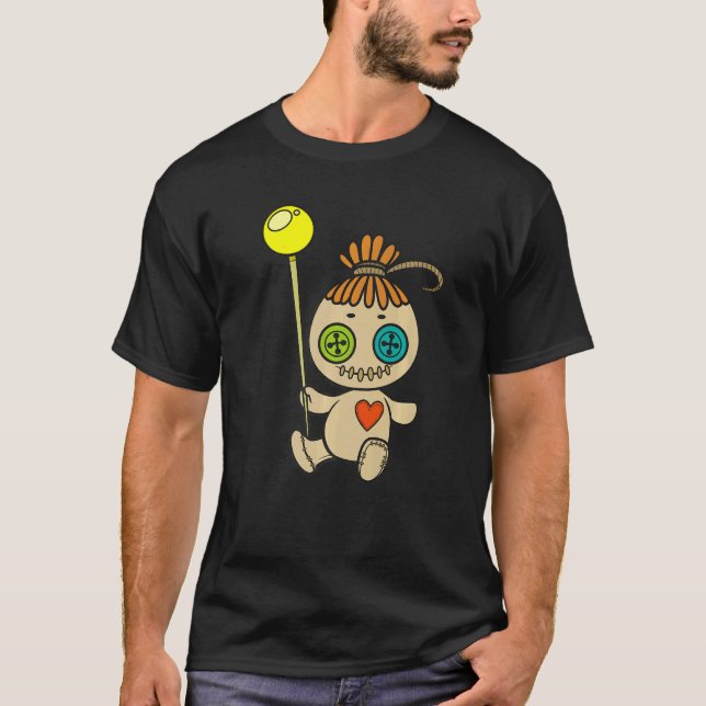 Goth Creepy Niedlich Voodoo Doll for Tees 1 (Vorderseite)