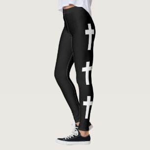 Goth Cross Mode Leggings