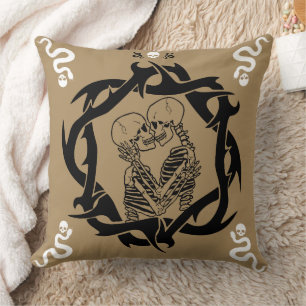 Goth Dark Romantic Liebhaber Geschenk Kissen