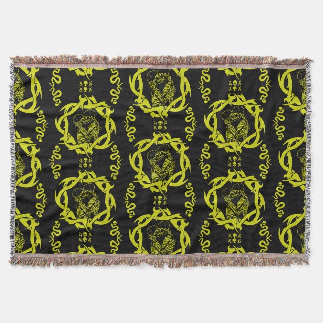 Goth Dark Romantic Lovers Gift Decke (Vorderseite)