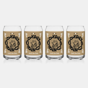 Goth Dark Romantic Lovers Gift Dosenglas