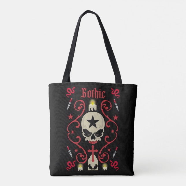 Goth Day Gothic Art Tasche (Rückseite)