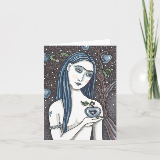 GOTH EVE, DUNKELSEITE VON EDEN, APPLE & SERPENT Bl Karte (Vorderseite)