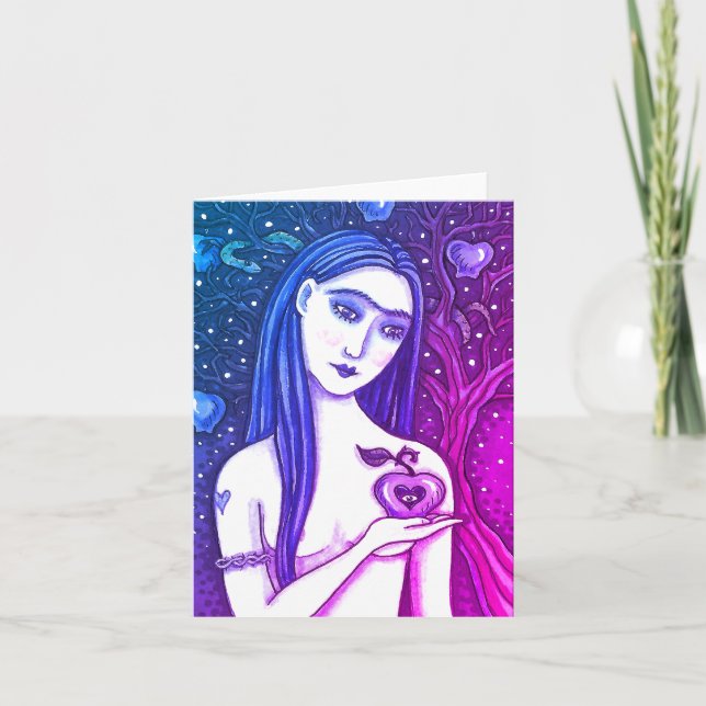 GOTH EVE, DUNKELSEITE VON EDEN, APPLE & SERPENT Bl Karte (Vorderseite)