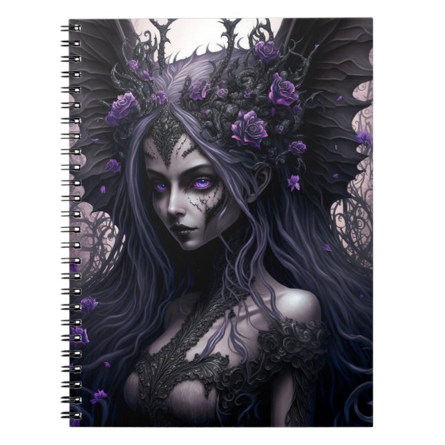 Goth Fairy Dark Imaginaire Art Carnet (Devant)