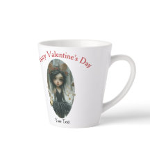 Goth Fairy Mug avec Gold Heart Locket Cup