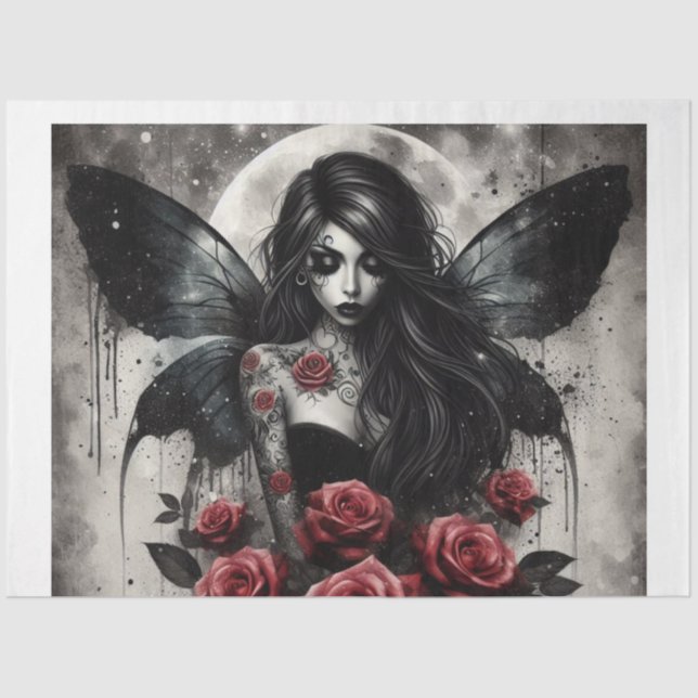 Goth Fairy Seidenpapier (Vorderseite)