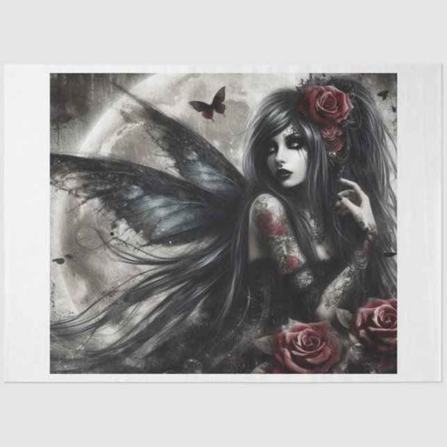 Goth Fairy Seidenpapier (Vorderseite)