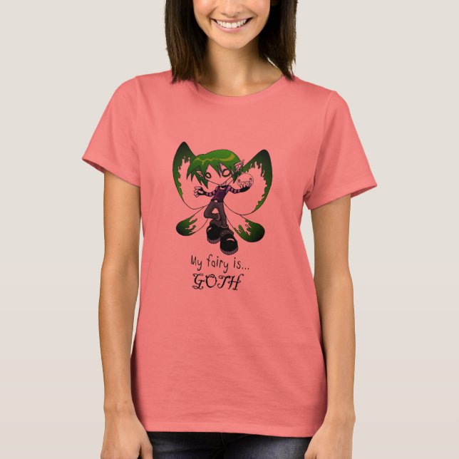 Goth Fairy Teeshirt T-Shirt (Vorderseite)