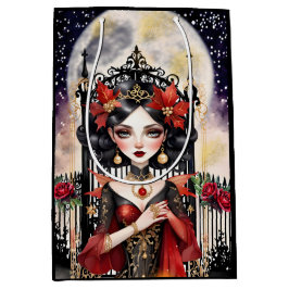 Goth Fairy Weihnachtsgeschenktasche Mittlere Geschenktüte