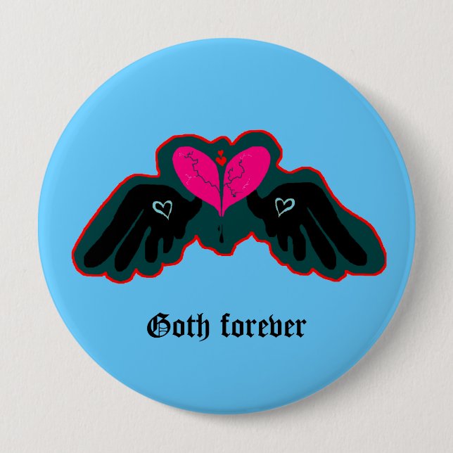 Goth Forever Button (Vorderseite)