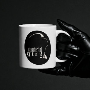 Goth-Girl-Ästhetik Material Girl Dead Ghost Girl Kaffeetasse