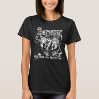 Goth Girl Band Tour Poster Style, Spooky Rock Grac