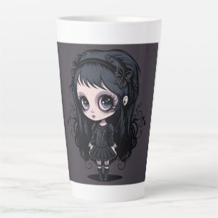 Goth Girl Latte Tasse