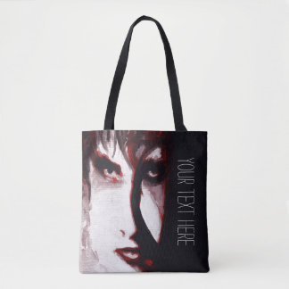 Goth-Gott-Post-Punk-Gotische-Musik-Mann-Porträt-Ku Tasche