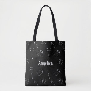 Goth Grunge Punk Sicherheitsnadeln Muster Personal Tasche