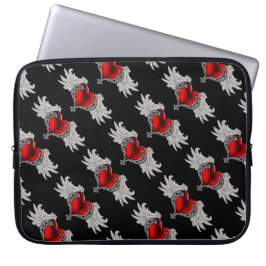 Goth Heart avec Ange Wings Portable Sac