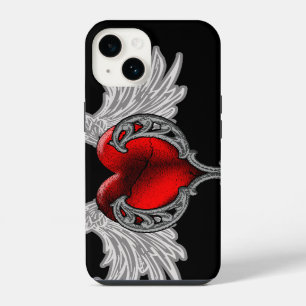 Goth Heart mit Engel Flügel iPhone 6 Hülle