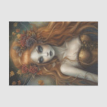 Goth Herbst Herbst Fairy Decoupage
