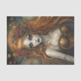 Goth Herbst Herbst Fairy Decoupage Seidenpapier