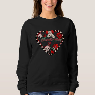 Goth in Ausbildung für jugendliche und präpubertär Sweatshirt