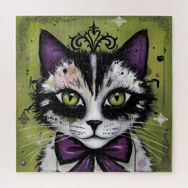 Goth-Katze (Vertikal)