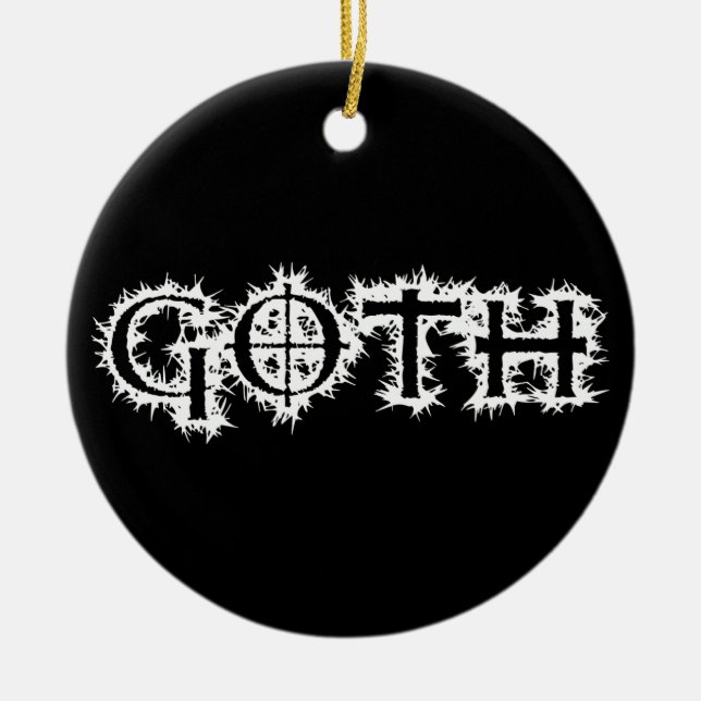 Goth Keramikornament (Vorne)