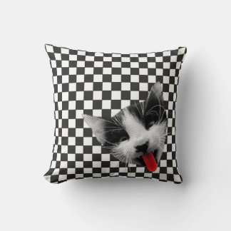 Goth Kitty Cushion Kissen