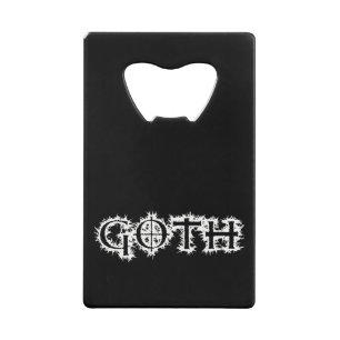 Goth Kreditkarten Flaschenöffner