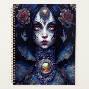 Goth Lady Gothic Fantasy Art Planer