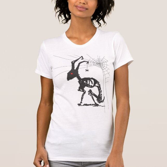 GOTH MIT SPINNEN-FREUND T-Shirt (Vorderseite)