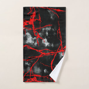Goth nocturne d'horreur - Noir et Blanc, Rouge