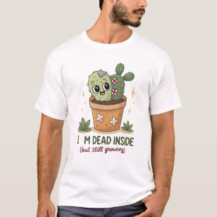 Goth Pflanze Lover Shirt: Zombie-Pflanze mit Googl T-Shirt