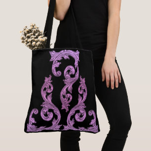 Goth Pink und Black Elegante Design Tasche