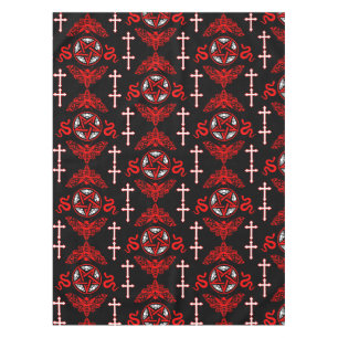 Goth Post Punk Fashion Tischdecke