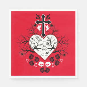 Goth Post-Punk Mode Serviette