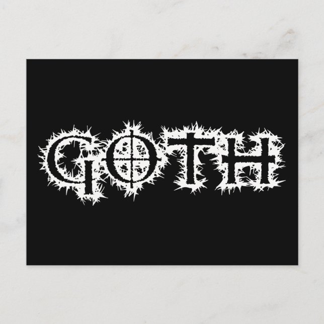 Goth Postkarte (Vorderseite)