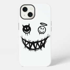 Goth Punk Gruselig Unheimlich Süß Genähter Mund  iPhone Hülle