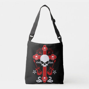 Goth Rock Fashion Tragetaschen Mit Langen Trägern