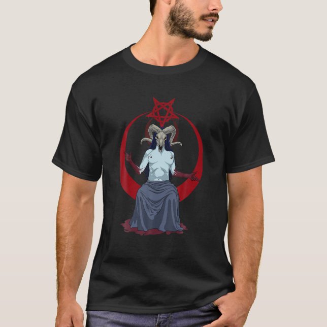 Goth Satanic Pagan Wiccan T-Shirt (Vorderseite)